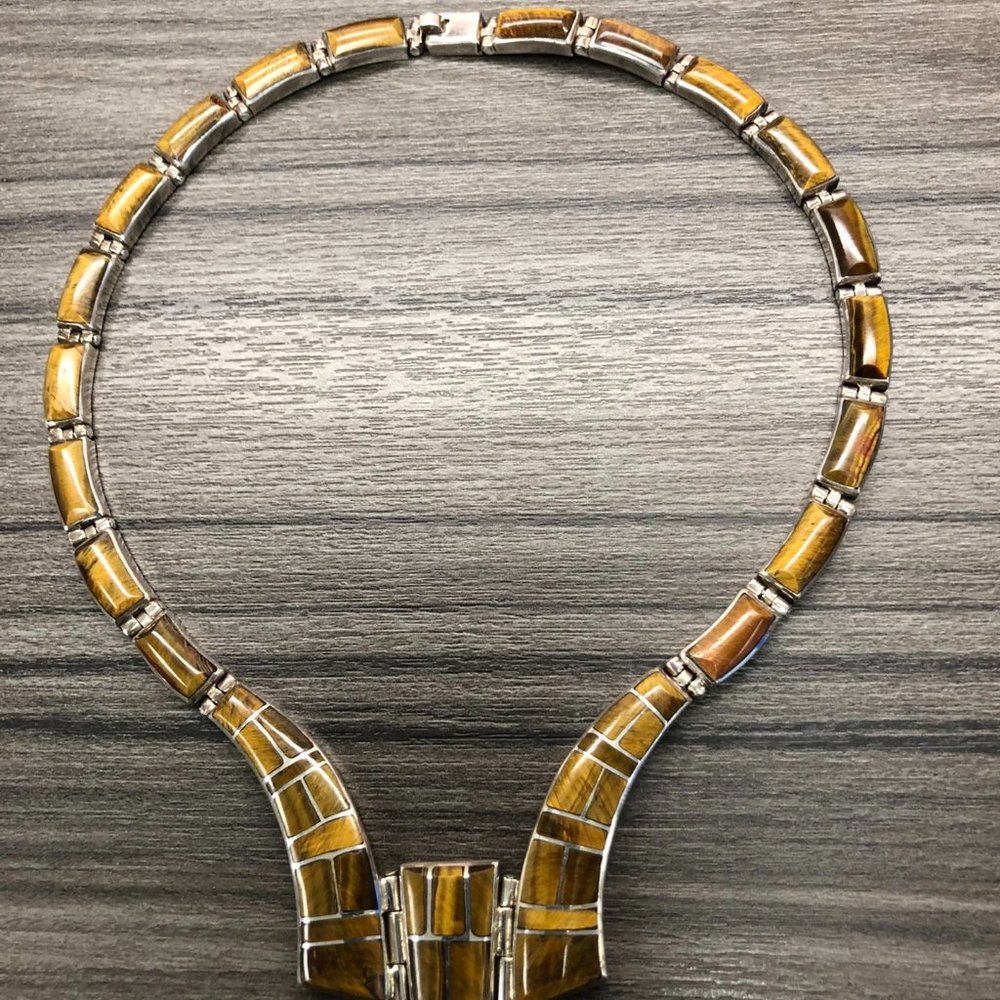 Tiger Eye Choker Necklace